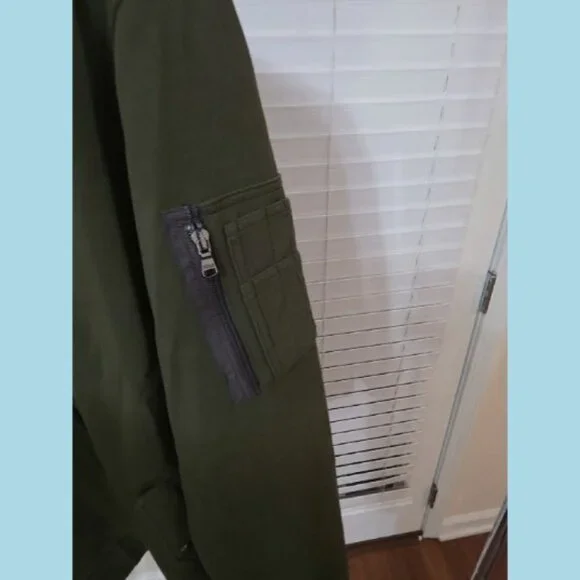 NWT Men's Polo Ralph Lauren Double-Knit Flight Jacket XXL Company Olive - Picture 9 of 14